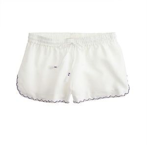 J.Crew Beaded Linen Beach Short M